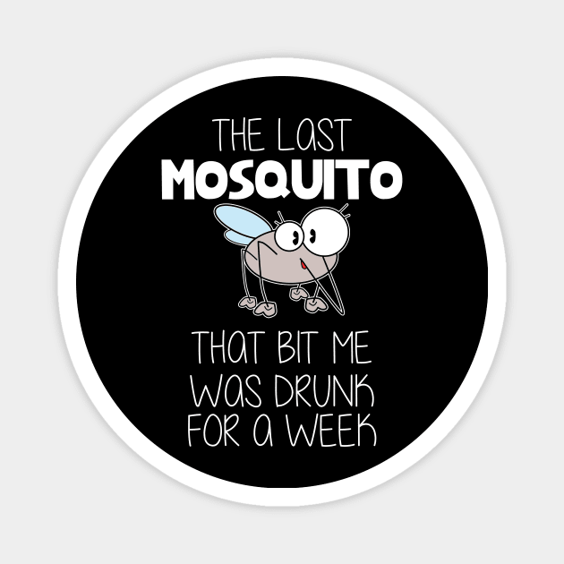 Alcohol Drunk Mosquito Magnet by Imutobi